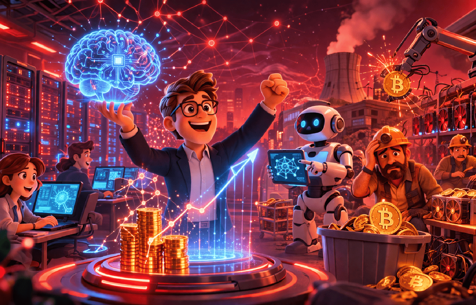 CoreWeave levanta US$ 8,5 bilhões e escancara que a IA está substituindo a mineração de criptomoedas