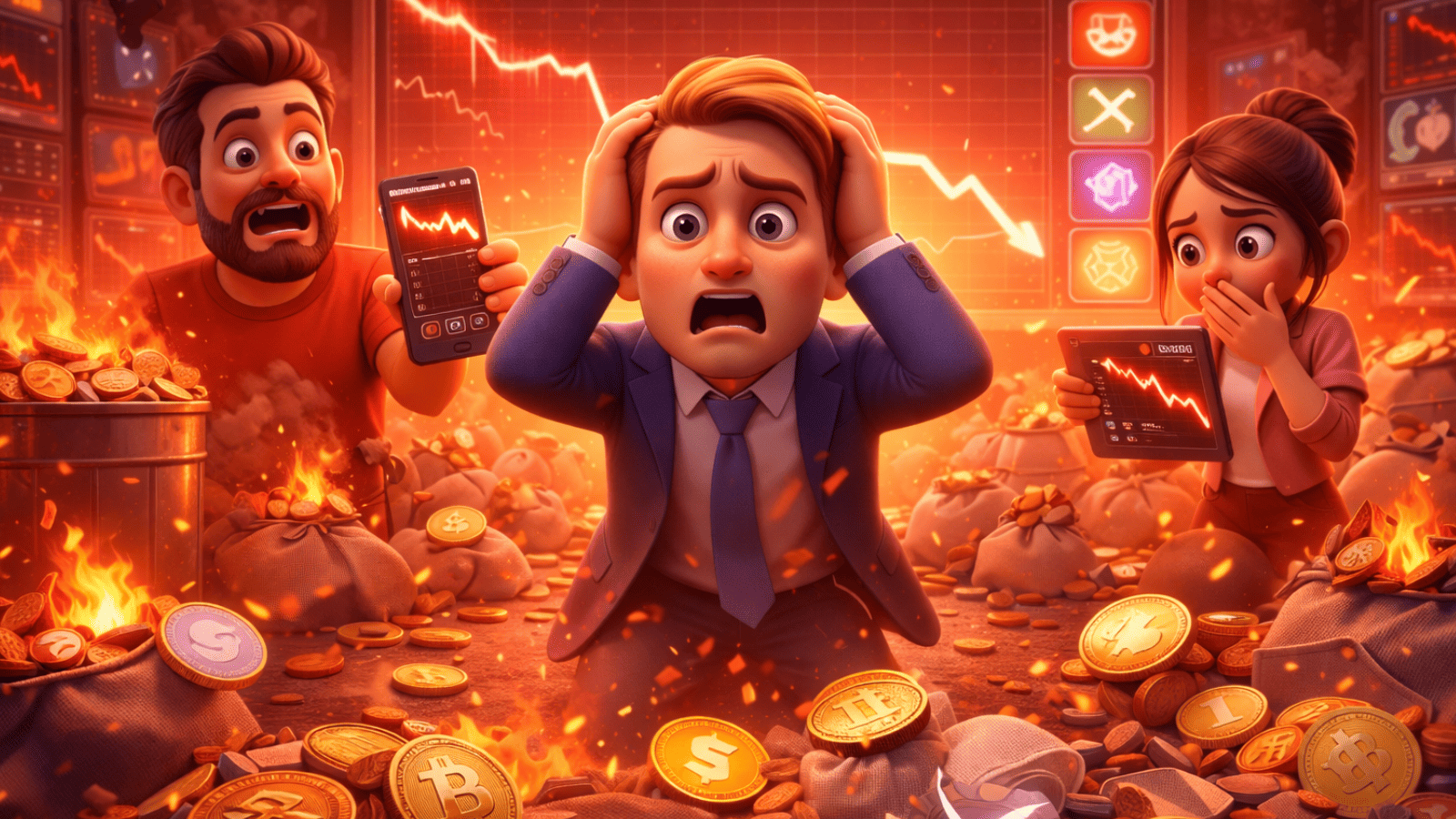 De US$ 8 bilhões a quase zero: o crash silencioso que expõe a fragilidade das altcoins pós-listagem
