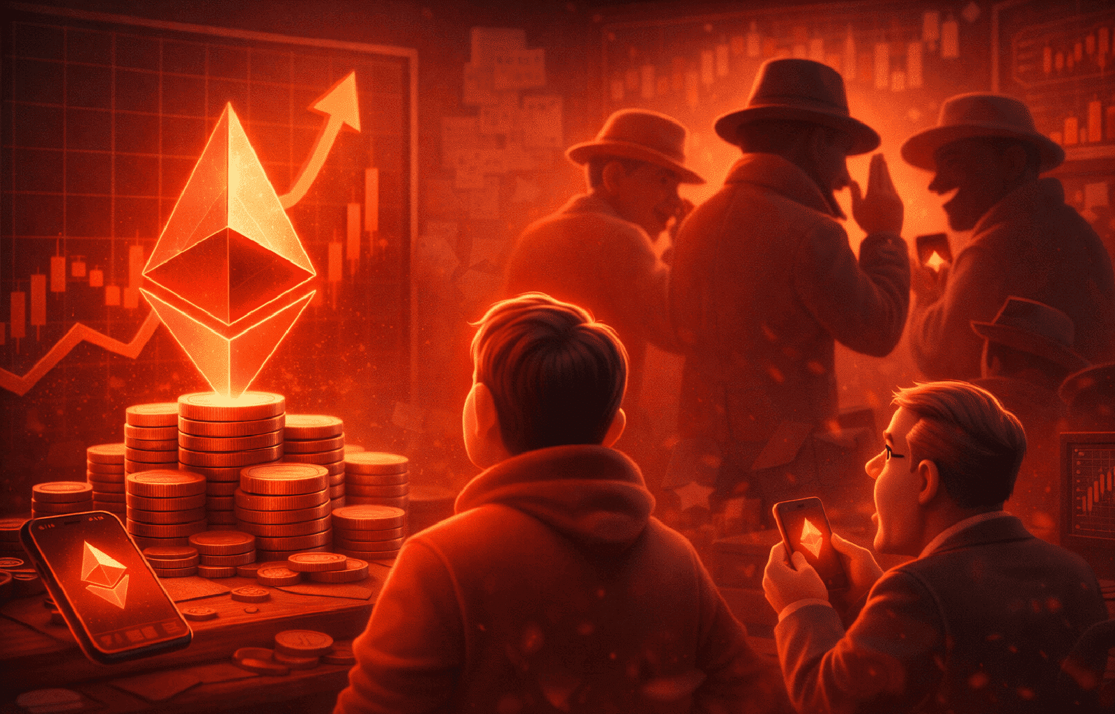 Ethereum chega a US$ 2,3 mil enquanto pressão vendedora cresce nos bastidores