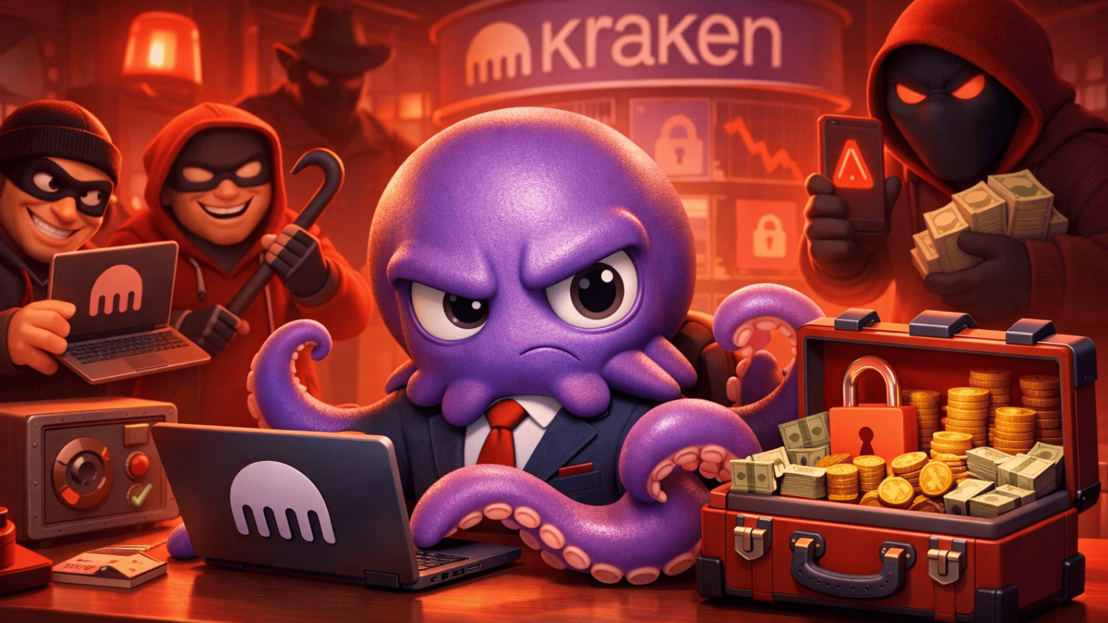 Exchange Kraken é alvo de extorsão, mas afirma que fundos estão seguros