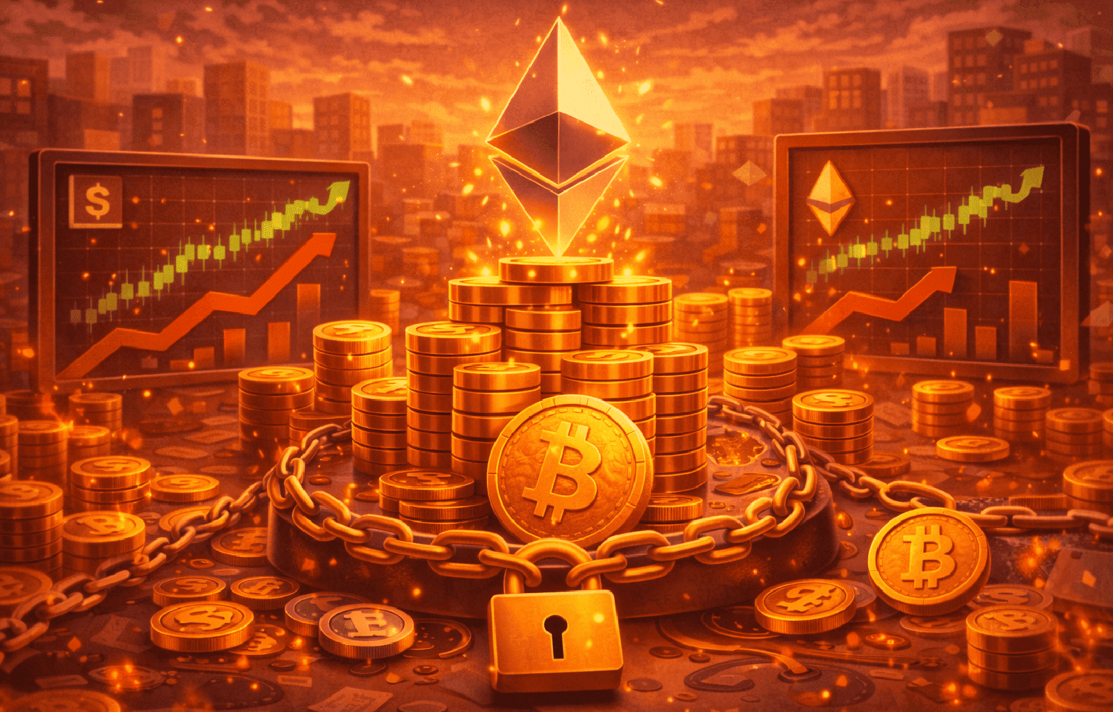 Fundação Ethereum atinge 70.000 ETH em staking com investimento de US$ 93 milhões