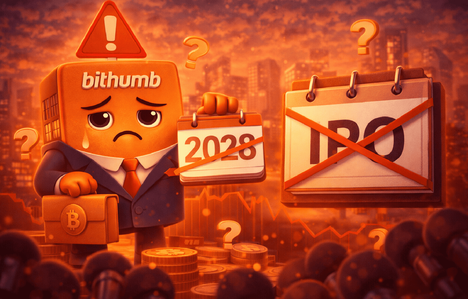 IPO da Bithumb é adiado para 2028 e levanta dúvidas no mercado cripto
