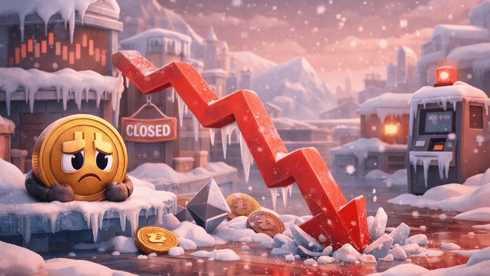 Inverno cripto se aprofunda com queda de 39% nos volumes das exchanges no 1º trimestre
