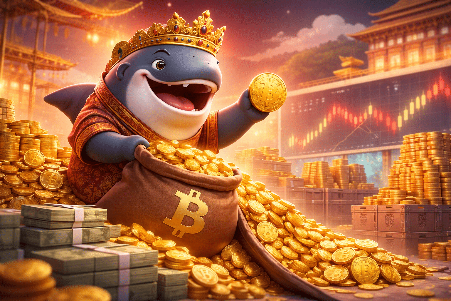 Mega baleia vende bitcoin