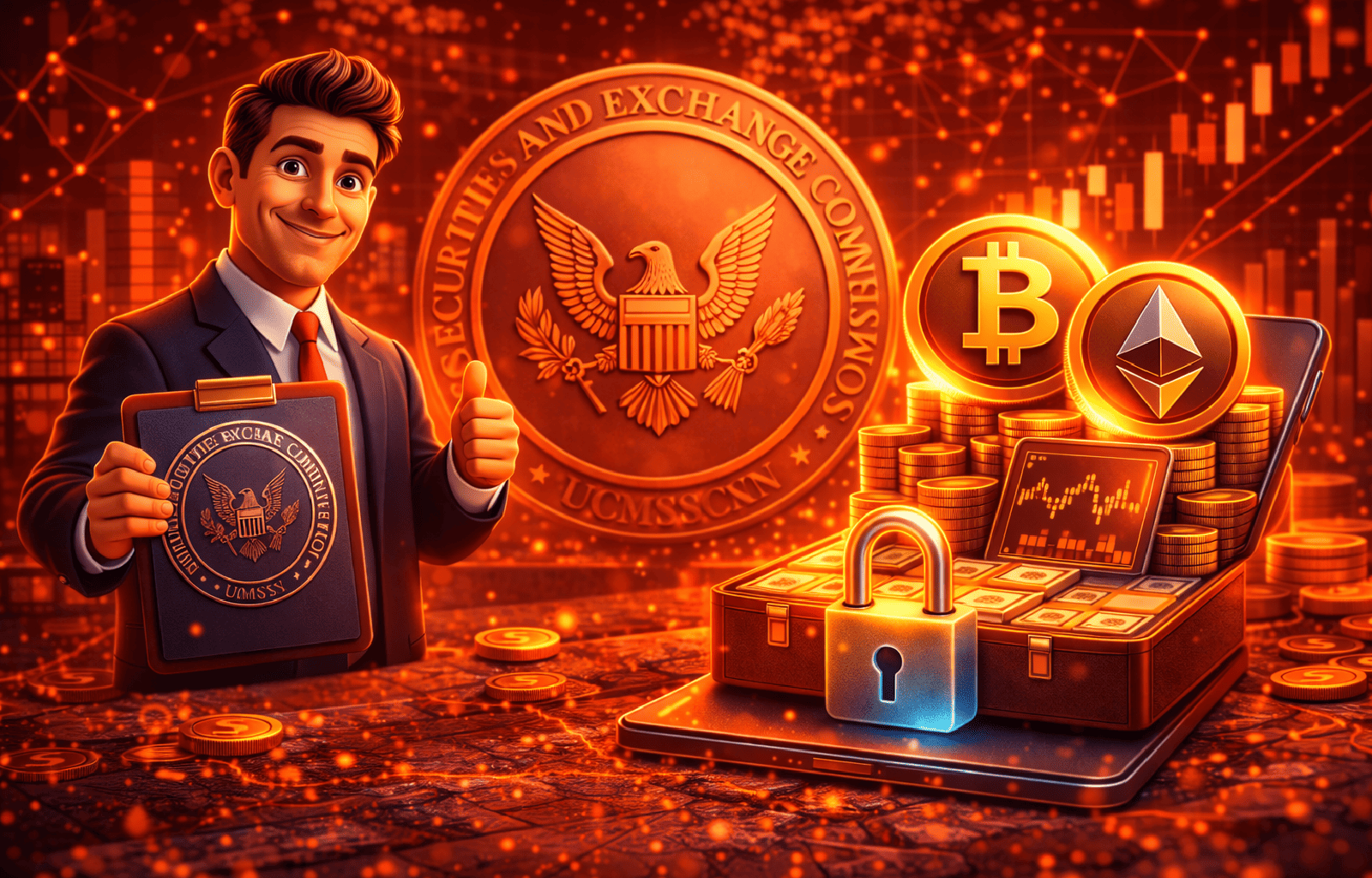 Mudança à vista SEC sugere flexibilizar regras para plataformas de criptomoedas