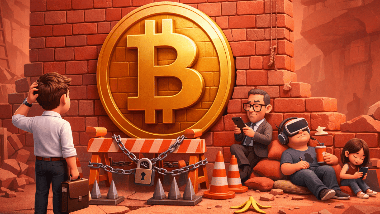 O maior obstáculo do Bitcoin agora não está no mercado, e sim nos próprios investidores