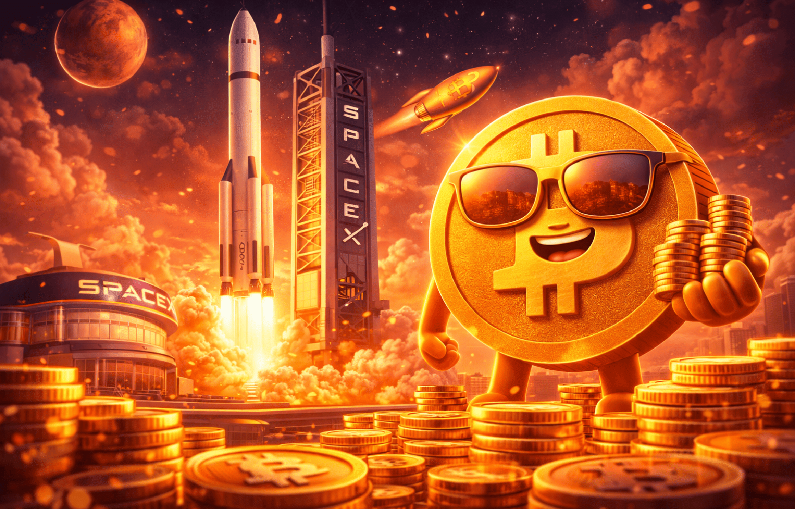 Possível IPO de US$ 1,75 trilhões da SpaceX pode mexer com o mercado de criptomoeda