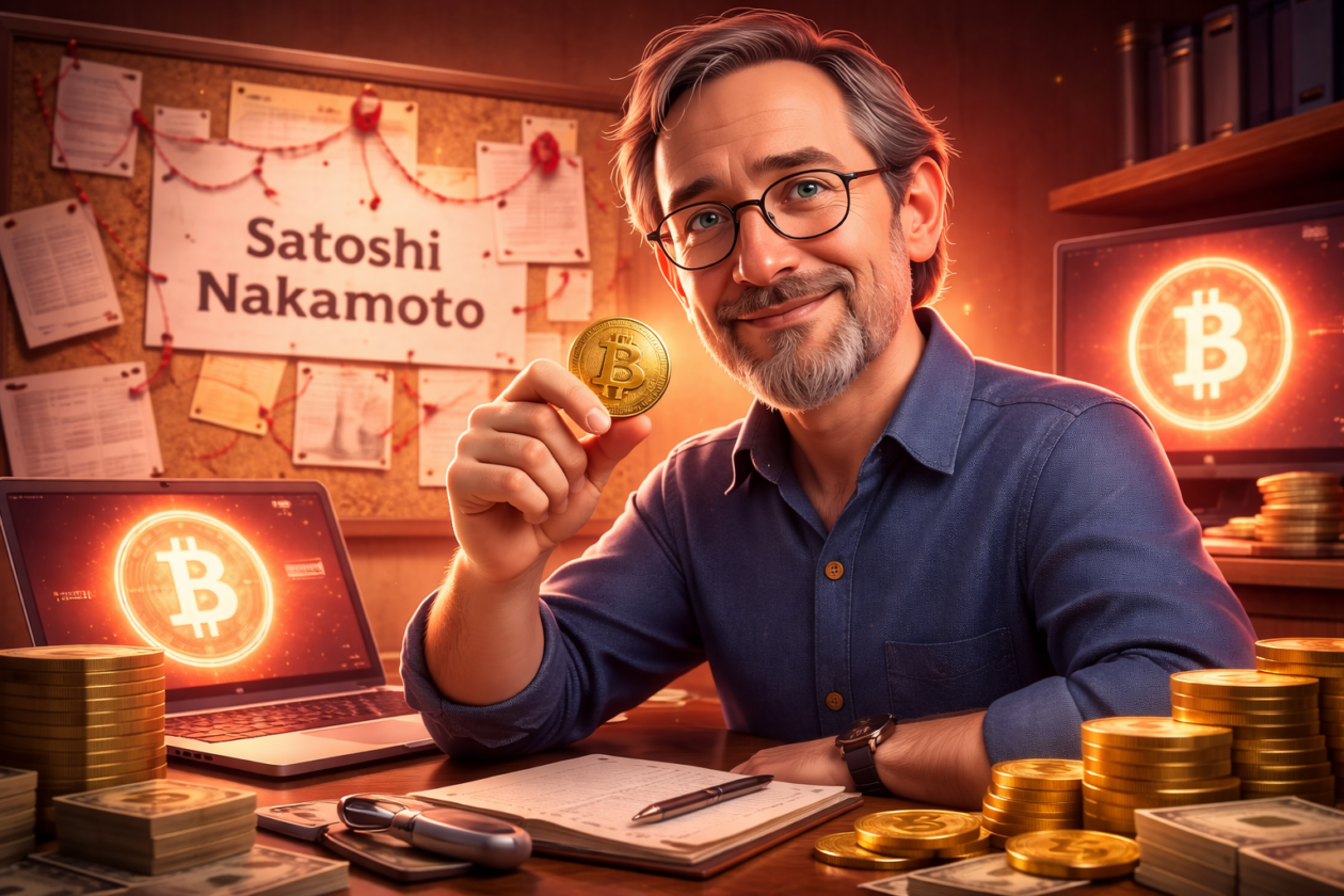 Satoshi Nakamoto em detalhes digitais