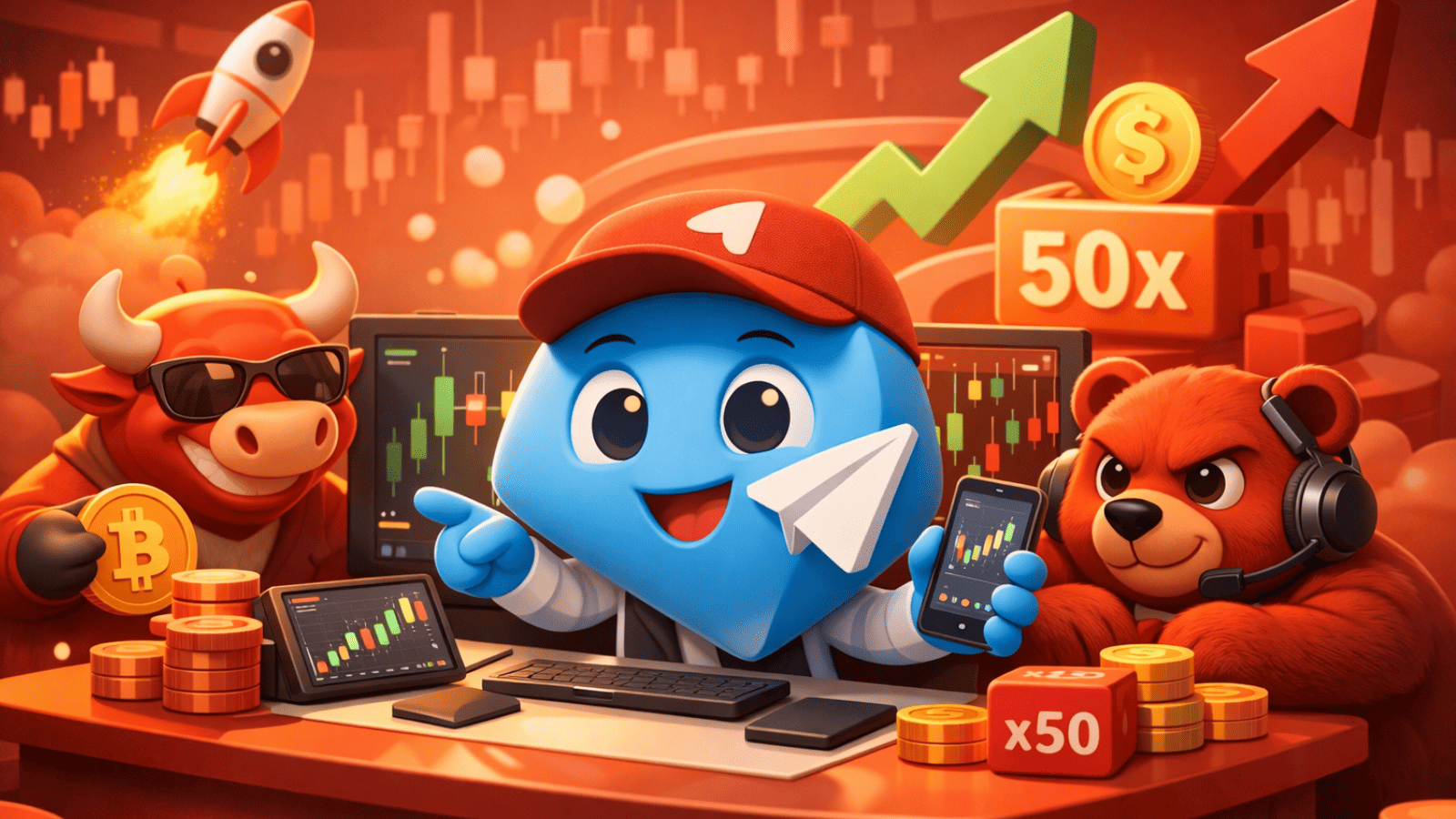 Telegram entra no jogo dos derivativos e lança futuros perpétuos com até 50x de alavancagem