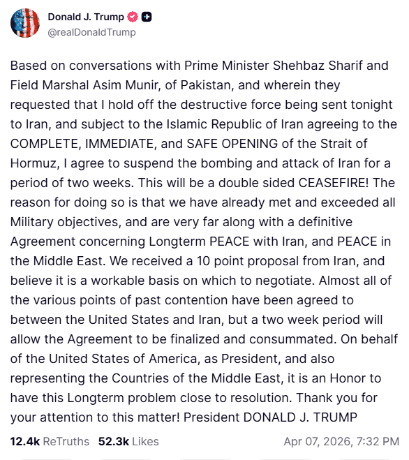 Bitcoin supera os US$ 70 mil após cessar-fogo: mercado virou ou é efeito passageiro?
