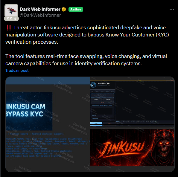 Hackers usam IA para burlar KYC com apenas uma foto