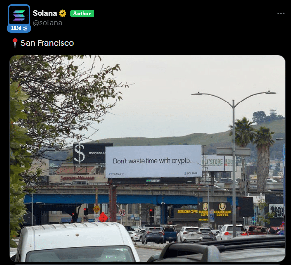 Solana aposta em IA e diz: “Não perca tempo com cripto”