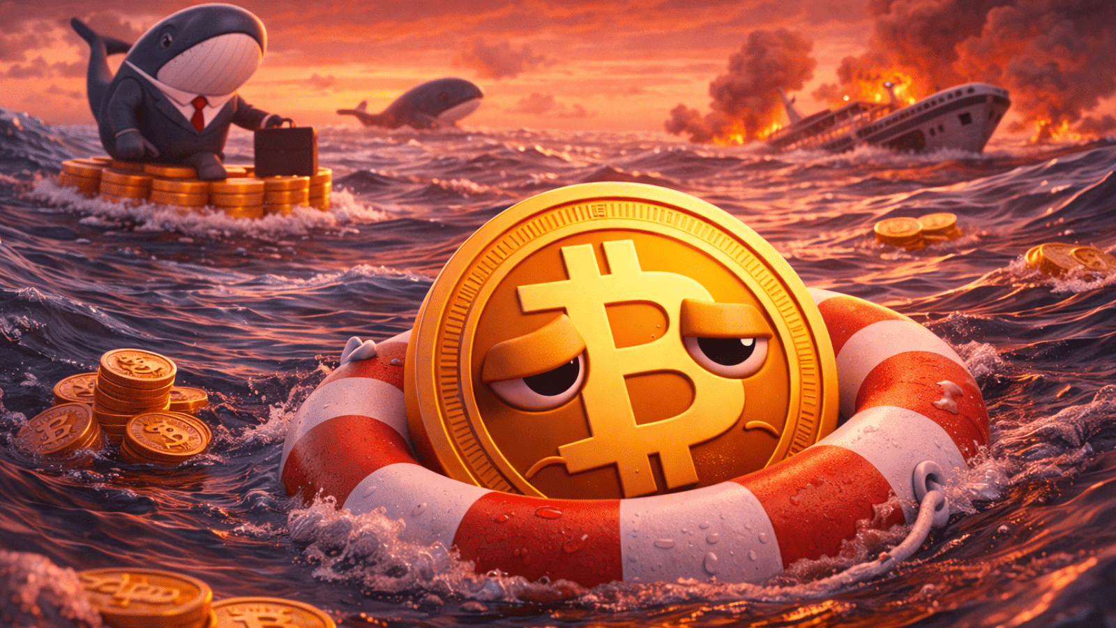 US$ 30,9 bilhões em perdas: baleias estão abandonando o Bitcoin?