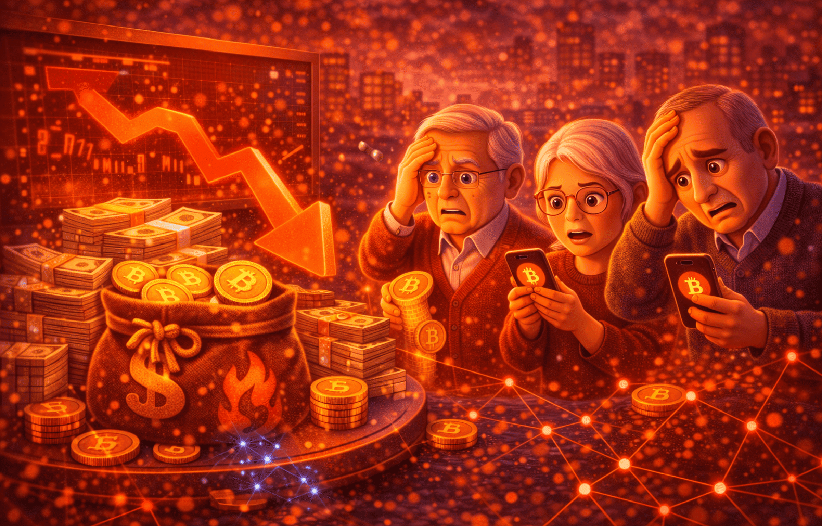 Venda de US$ 271 milhões em Bitcoin por investidores antigos acende alerta no mercado