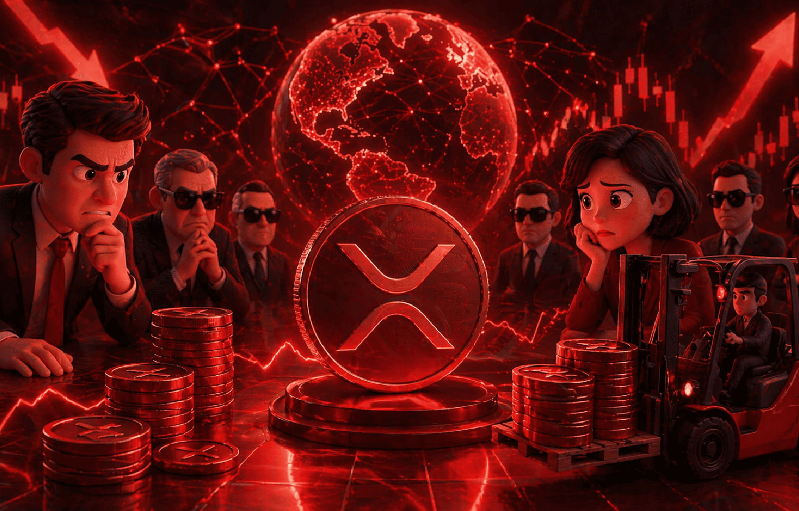 XRP sob pressão ou pronto para subir O que a movimentação de US$ 700 milhões indica