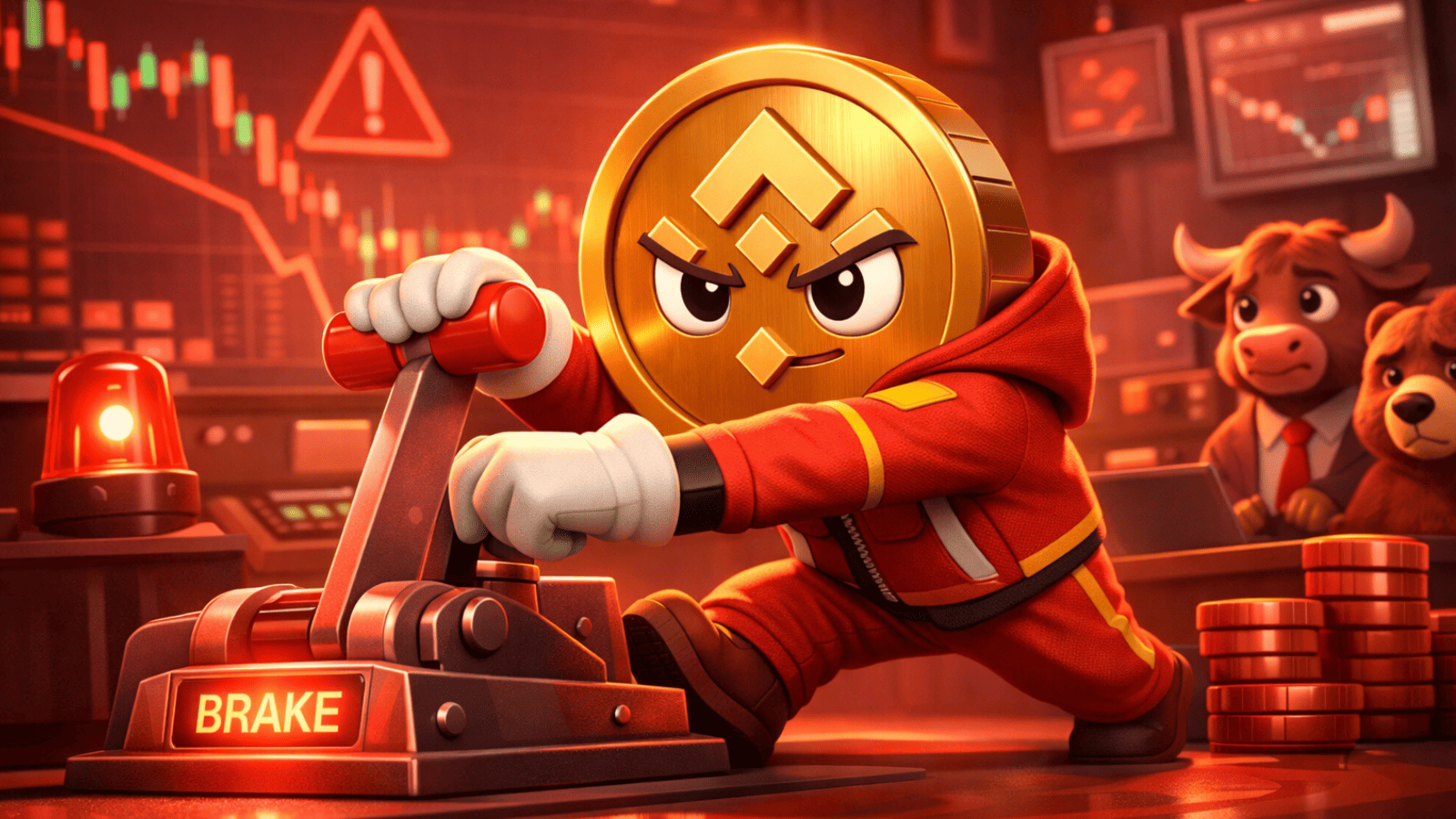 Binance lança “freio” no trading spot para evitar preços fora da realidade