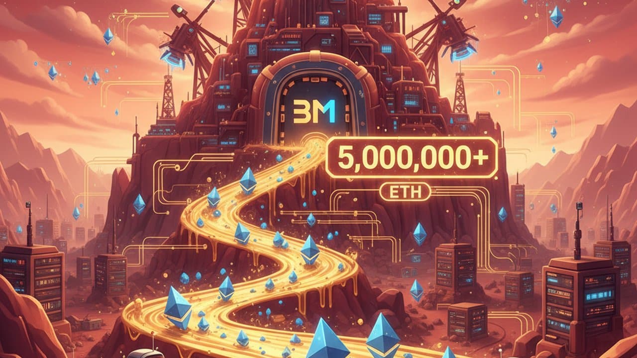 BitMine ultrapassa 5 milhões de ETH e vira maior acumulador corporativo