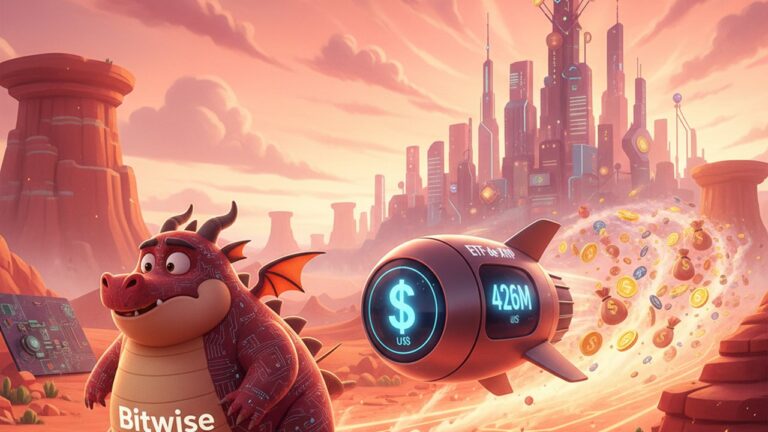 Bitwise domina corrida por ETF de XRP com US$ 426 milhões captados