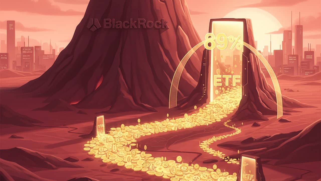 BlackRock domina 89% das entradas em ETFs de Bitcoin na semana