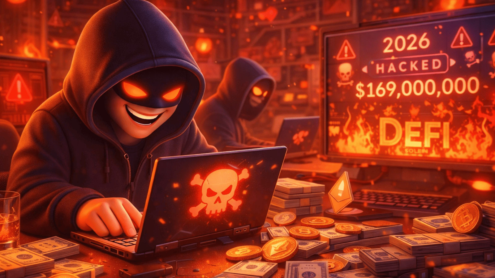 DeFi perde US$ 169 milhões para hackers no 1º trimestre de 2026