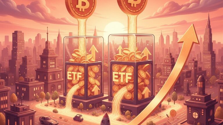 Quase US$ 1 bilhão em uma semana: ETFs de Bitcoin disparam e mercado reage