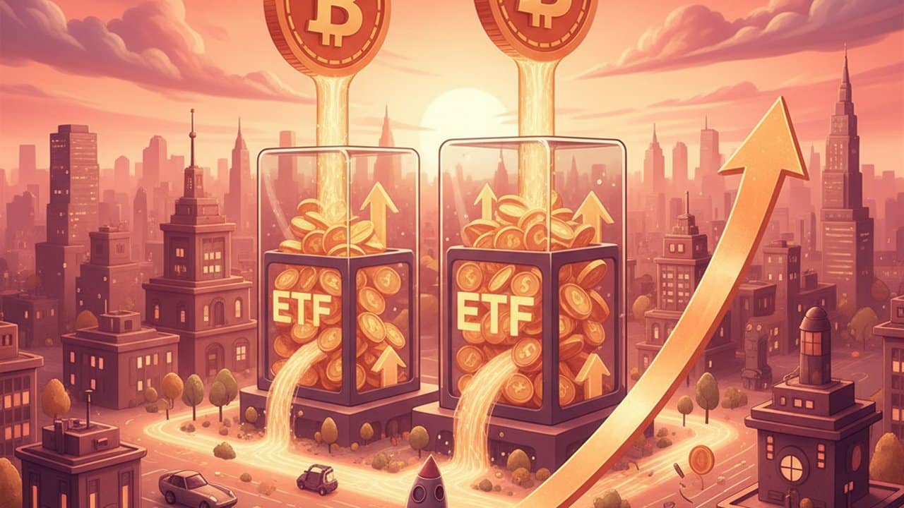 Quase US$ 1 bilhão em uma semana: ETFs de Bitcoin disparam e mercado reage