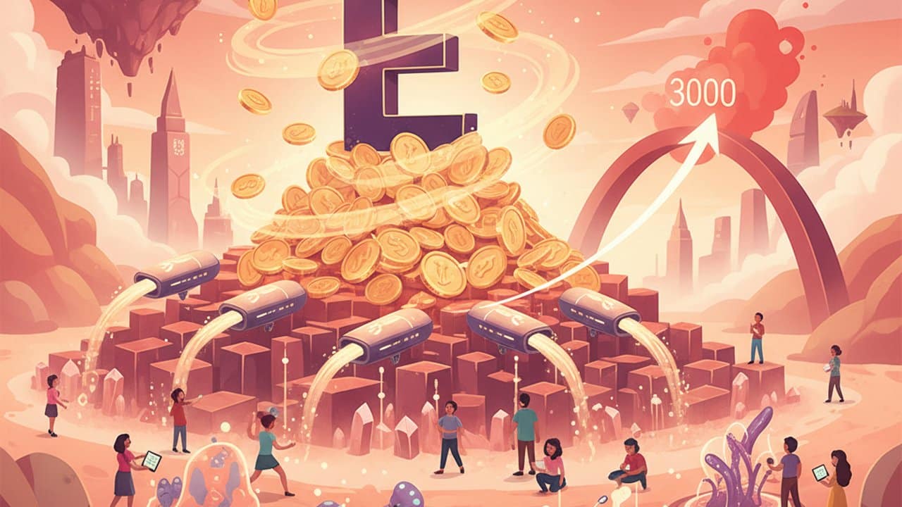 Ethereum acumulam US$ 633 milhões em 10 dias, mas DApps travam rali: ETH chega aos US$ 3 mil?