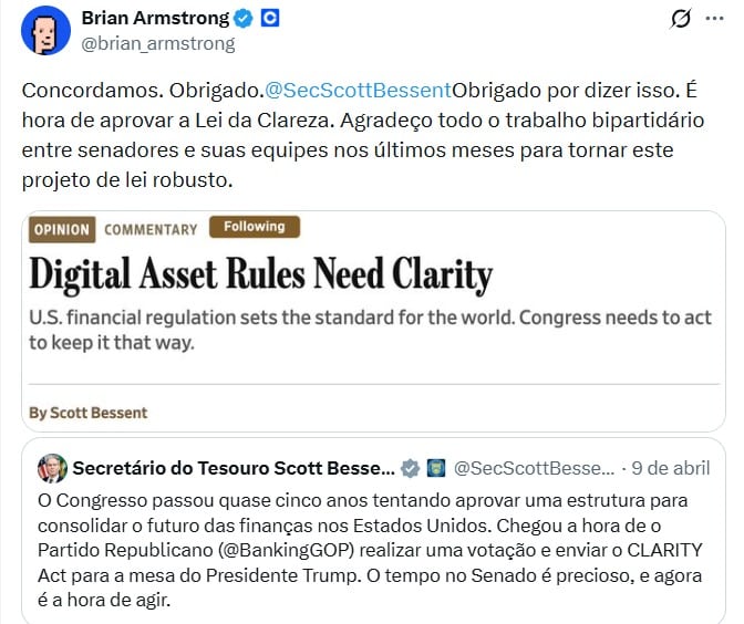 Twitter Brian Armstrong