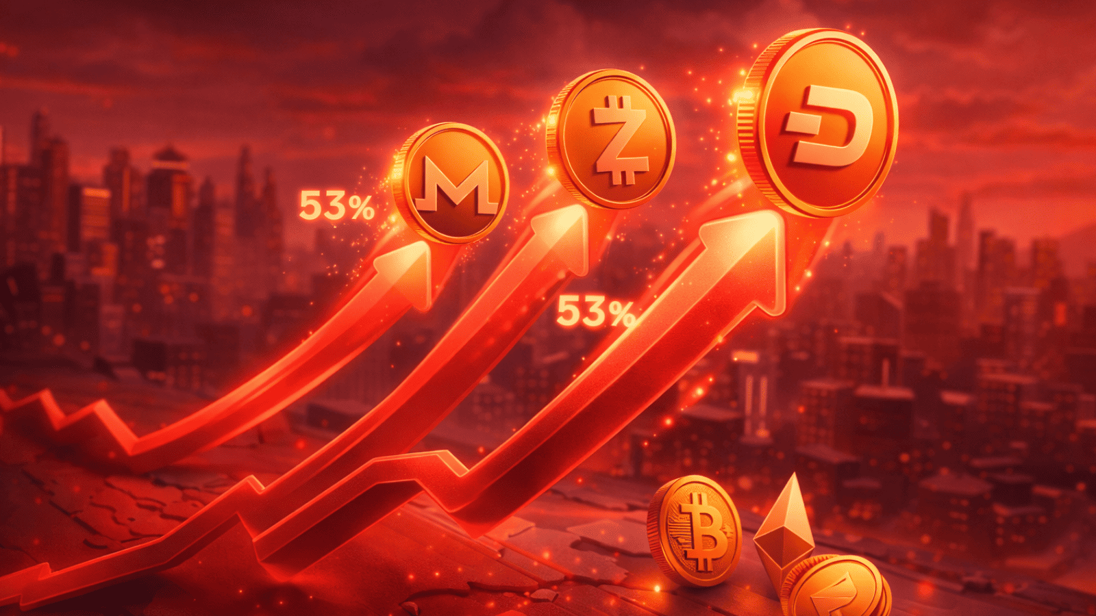 Privacy coins disparam até 53% e deixam Bitcoin e Ethereum para trás