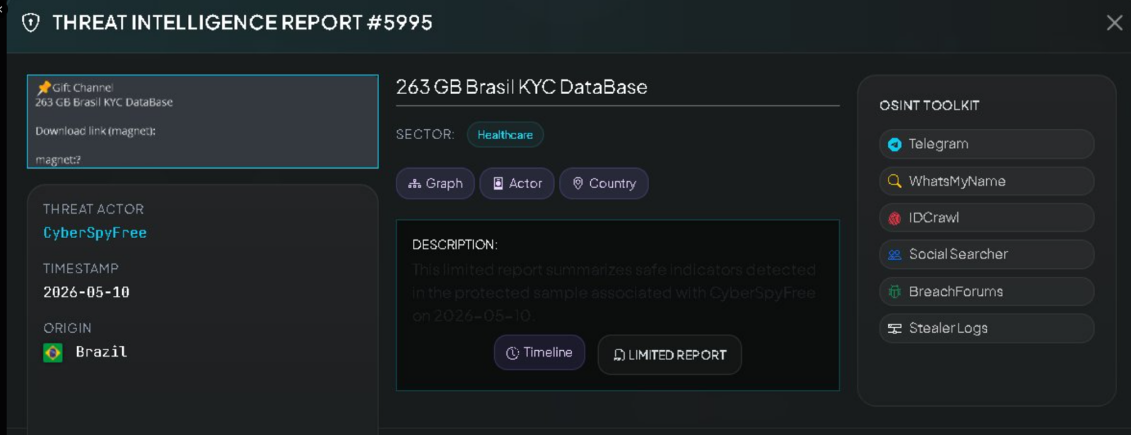 vazamento dados hacker