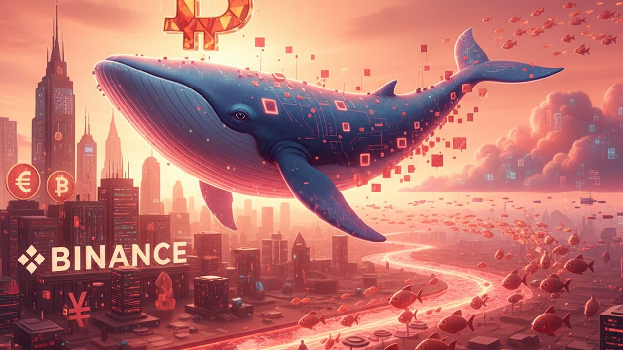 Baleia retira US$ 643 milhões em Bitcoin da Binance e sinaliza mudança