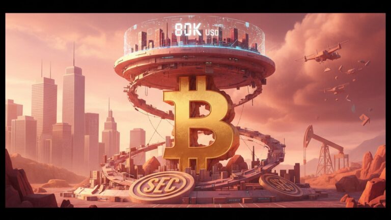 Bitcoin sustenta US$ 80 mil com aval da SEC e tensão no Oriente Médio