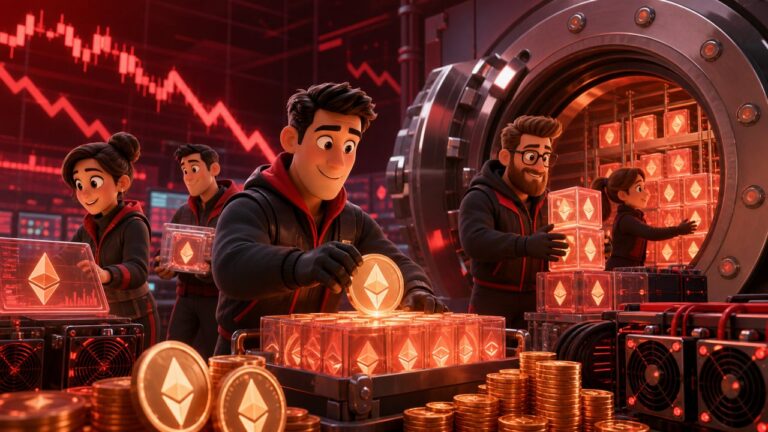BitMine compra mais US$ 197 mi em Ethereum durante queda do ETH