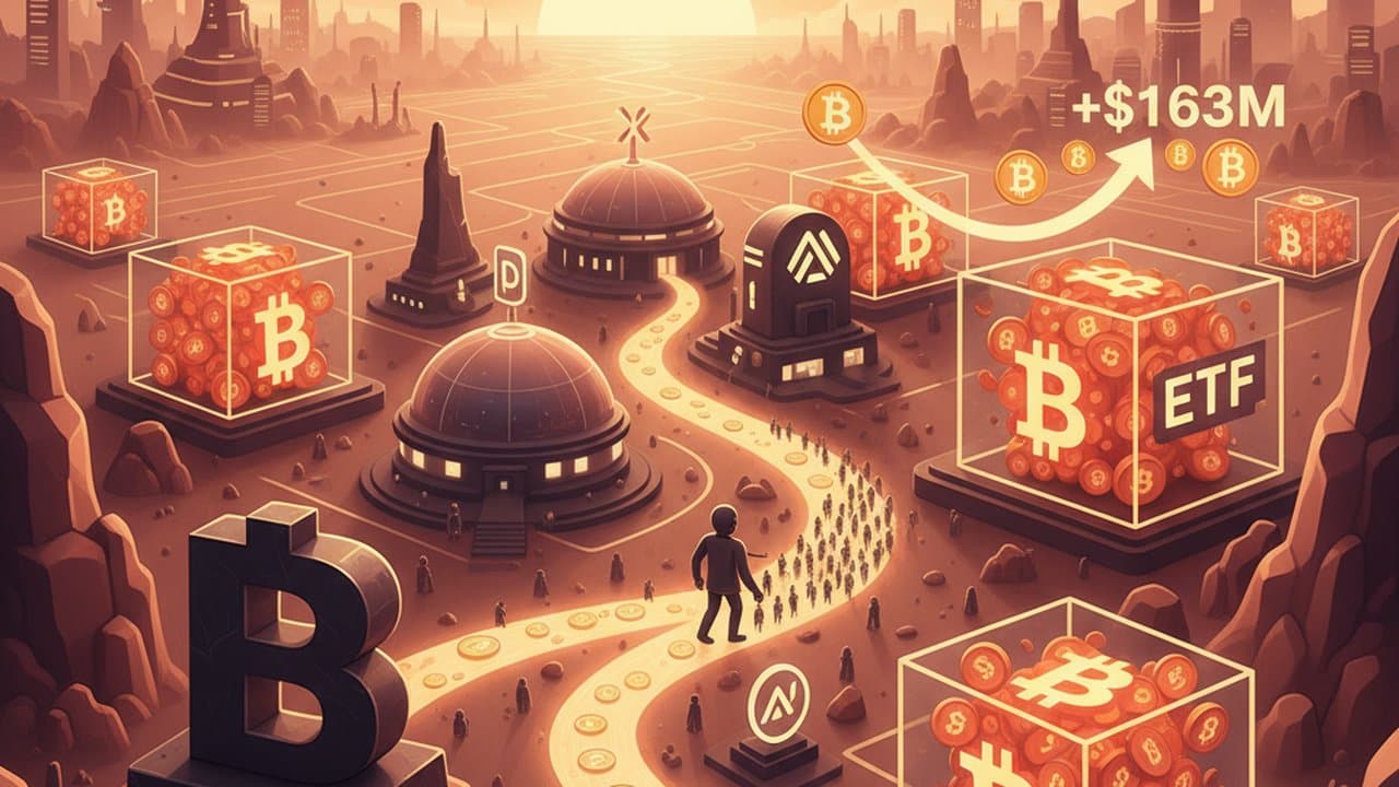 BlackRock lidera entrada de US$ 163 milhões em ETFs de Bitcoin na semana