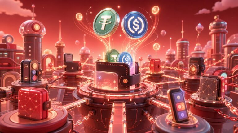 Carteiras multi-chain para USDT e USDC ganham força em 2026