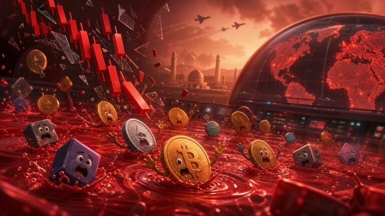 Liquidações em cripto chegam a US$ 934 mi após novo ataque dos EUA ao Irã