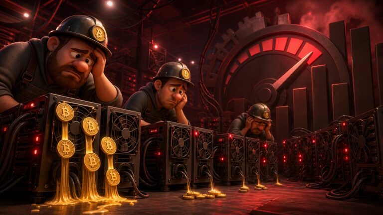 Receita de mineradores de Bitcoin cai 9,44% após salto na dificuldade