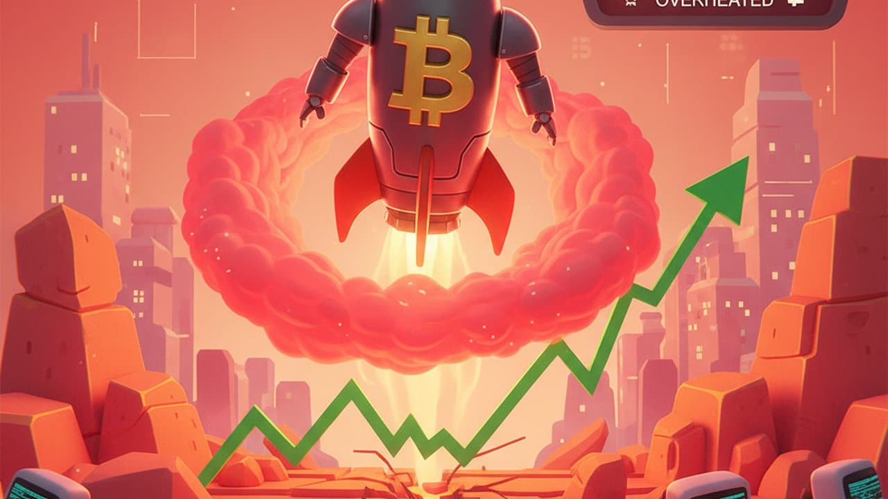 RSI do Bitcoin entra em zona de sobrecompra e ameaça suporte de US$ 78 mil