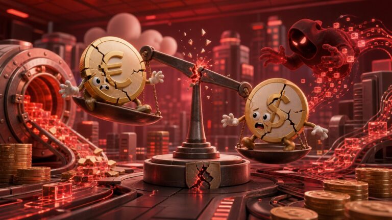 Stablecoin apoiada pela Tether e aprovada na Europa perde a paridade