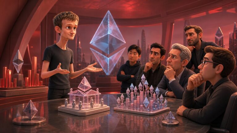 Vitalik quer Ethereum Foundation menor e enfrenta investidores de ETH