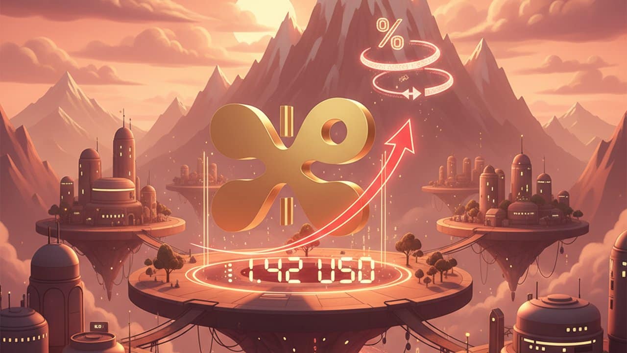 XRP negocia a US$ 1,38 e precisa de alta de 170% para máxima histórica