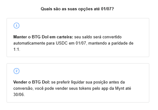 BTG fim stablecoin