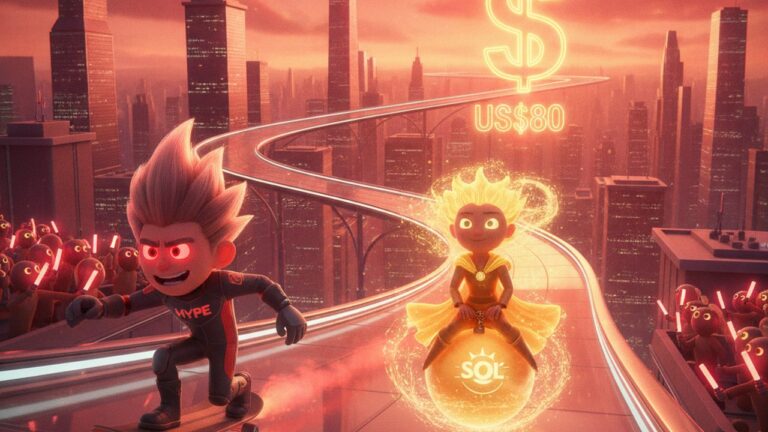 HYPE x SOL: qual altcoin chega primeiro aos US$ 80?