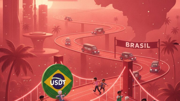 Oobit liga USDT ao Pix e expõe corrida da Tether pelo Brasil