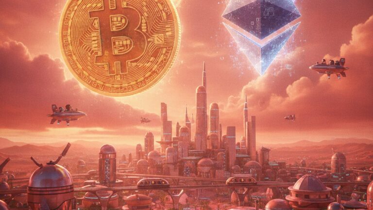 Previsões extremas miram Bitcoin a US$ 10 milhões e Ethereum a US$ 100 mil