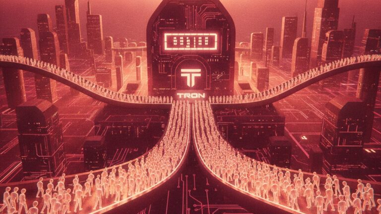 TRON bate recorde de 3,93 milhões de carteiras ativas em um dia