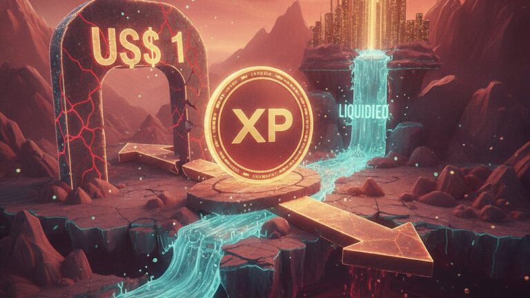 XRP a US$ 1 ou reversão: liquidez expõe próximo movimento