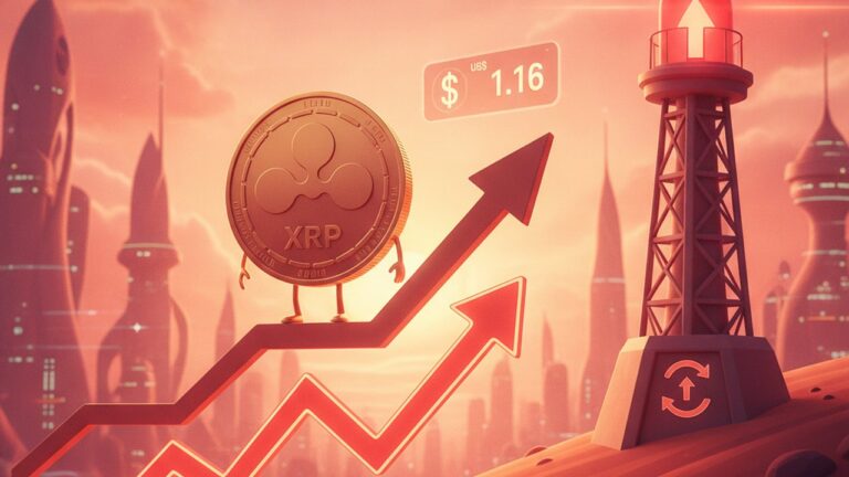 XRP testa US$ 1,16 e divergência de alta acende sinal de reversão