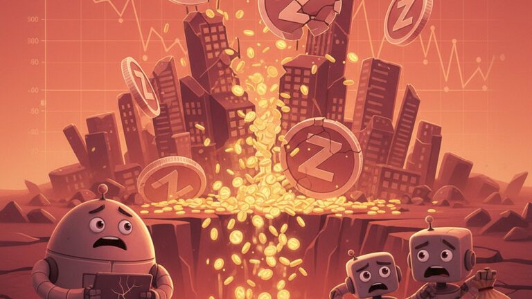 Zcash desaba 40% após bug crítico e perde bilhões em valor de mercado