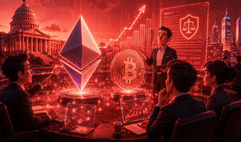 ETH/BTC sobe 5% no Q3 e testa tese de Tom Lee no CLARITY Act